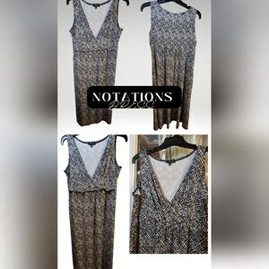 Notations Sleeveless Dress